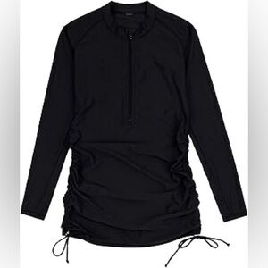 Swimzip Kids Black Swim top